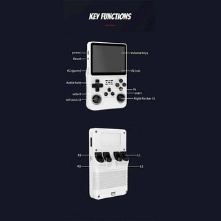 R36S - Consola de videojuegos de mano retro, pantalla IPS de 3.5 pulgadas, reproductor de video de 64 g, tarjeta TF, más de 10.000 juegos, consola de juegos de mano retro, con sistema Linux de código - Alodia Store