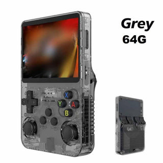 R36S - Consola de videojuegos de mano retro, pantalla IPS de 3.5 pulgadas, reproductor de video de 64 g, tarjeta TF, más de 10.000 juegos, consola de juegos de mano retro, con sistema Linux de código - Alodia Store