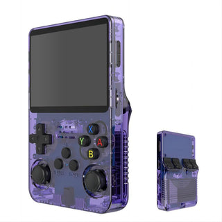 R36S - Consola de videojuegos de mano retro, pantalla IPS de 3.5 pulgadas, reproductor de video de 64 g, tarjeta TF, más de 10.000 juegos, consola de juegos de mano retro, con sistema Linux de código - Alodia Store