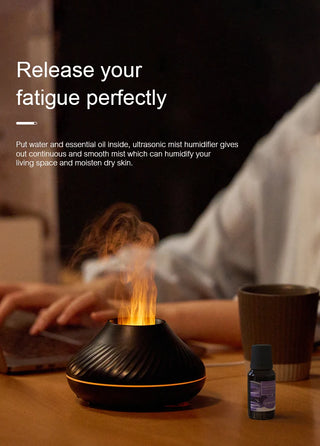 KINSCOTER Volcanic Aroma Diffuser 130ml USB Portable Air Humidifier - Alodia Store