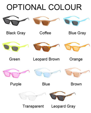 Vintage Cat Eye Sunglasses Woman Retro Shades Black Sun ALODIA STORE