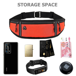 Professional Running Waist Bag Sports Belt Pouch Mobile Phone Case Men Women Hidden Pouch Gym SportsBags Running Belt Waist Pack Alodia Store