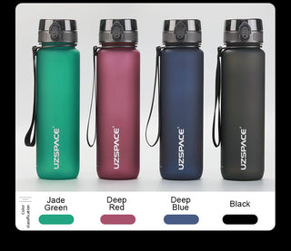 New 500/800/1000ml Sports Water Bottle BPA Free Portable Leak-proof Shaker bottel Alodia Store