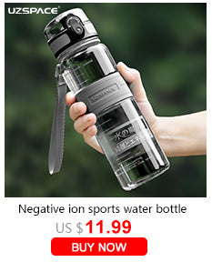 New 500/800/1000ml Sports Water Bottle BPA Free Portable Leak-proof Shaker bottel Alodia Store