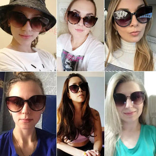 LongKeeper Sunglasses Cat Eye Women Men Sun Glasses ALODIA STORE