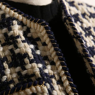 Houndstooth Tweed Blended Vintage Alodia Store
