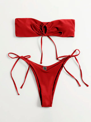Mini Thong Bikini Set Bather Swimming Beachwear for Bathing Suit Alodia Store