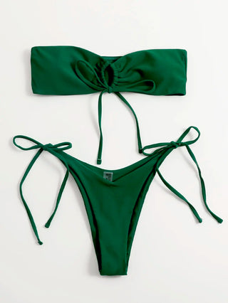 Mini Thong Bikini Set Bather Swimming Beachwear for Bathing Suit Alodia Store