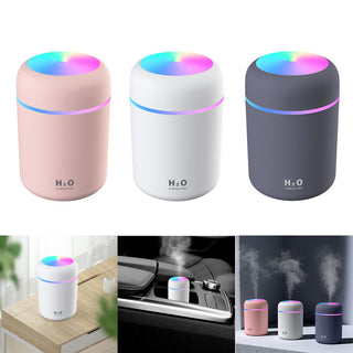 VIP Portable Humidifier USB Ultrasonic Dazzle Cup Aroma Diffuser Cool Mist Maker Air Humidifier Purifier with Romantic Light alodia store