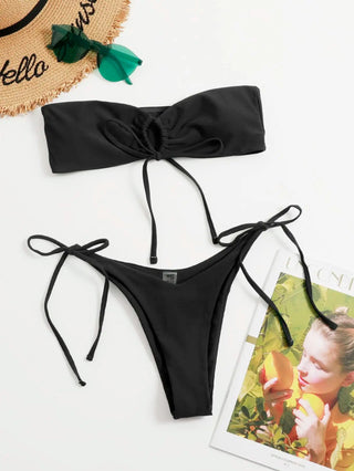 Mini Thong Bikini Set Bather Swimming Beachwear for Bathing Suit Alodia Store