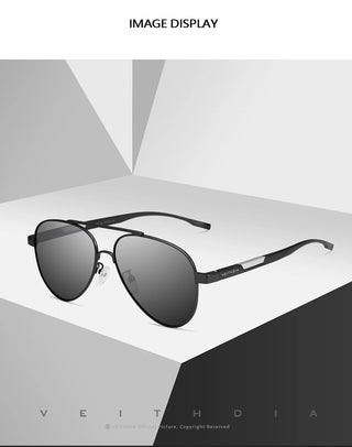 VEITHDIA Men's Sunglasses Aluminum Photochromic Women Polarized Sun Glasses 6699 ALODIA STORE