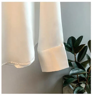 Spring 2021 Womens Clothing Silk Shirt Vintage Blouse Women Sheer Top Women Longsleeve Dress Shirt clothes Woman Overshirt Alodia Store