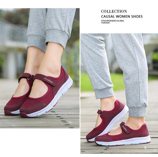 Ultra Light Mesh Flat Shoes For Women alodia store