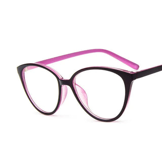 Fashion Women Cat Eye Eyeglasses Frame Men Optical Glasse Frame Retro Eyeglasses Computer Glasses Transparent glasses Alodia Store