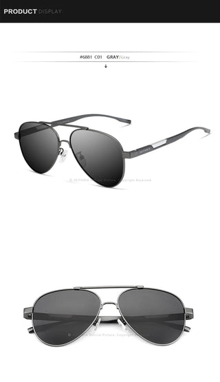 VEITHDIA Men's Sunglasses Aluminum Photochromic Women Polarized Sun Glasses 6699 ALODIA STORE