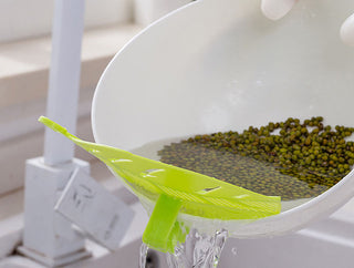 Multi-use Pot Funnel Strainer Baffle Sieve Drainer Beans Peas Washing Filter Drain Board Rice Noodle Colander Kitchen Pasta Tool Alodia Store