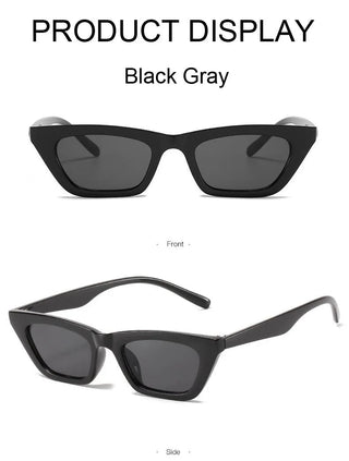 Vintage Cat Eye Sunglasses Woman Retro Shades Black Sun ALODIA STORE