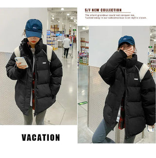 soft and thick leisure stand-up collar women's jacket Alodia Store
