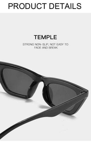 Vintage Cat Eye Sunglasses Woman Retro Shades Black Sun ALODIA STORE