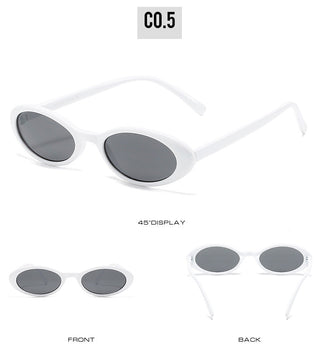 OEC CPO Sexy Small Oval Women's Sunglasses 2021 New Fashion Leopard Brown Hot Sun Glasses Female Retro Colorful Shade Eyeglass alodia store