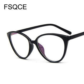 Fashion Women Cat Eye Eyeglasses Frame Men Optical Glasse Frame Retro Eyeglasses Computer Glasses Transparent glasses Alodia Store