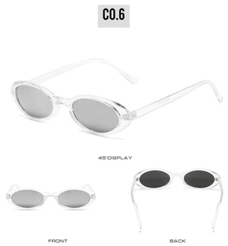 OEC CPO Sexy Small Oval Women's Sunglasses 2021 New Fashion Leopard Brown Hot Sun Glasses Female Retro Colorful Shade Eyeglass alodia store