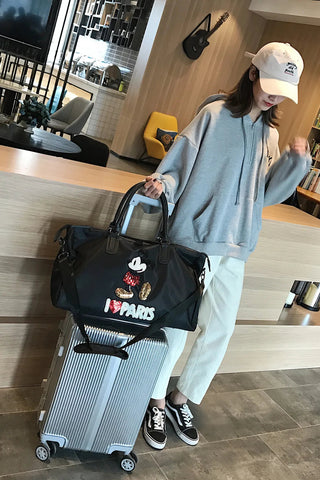 Disney Mickey's New Travel Bag Large-capacity  Oxford Cloth High-quality Men's and Women's Handbags Alodia Store