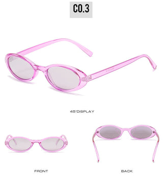 OEC CPO Sexy Small Oval Women's Sunglasses 2021 New Fashion Leopard Brown Hot Sun Glasses Female Retro Colorful Shade Eyeglass alodia store