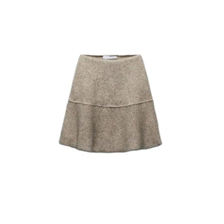 Khaki Loose Pullover Sweater Female set Alodia Store