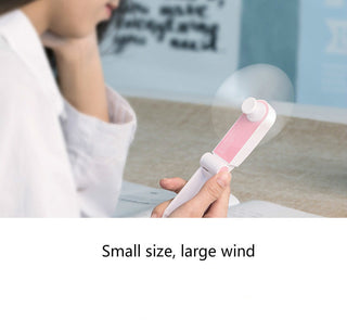 Usb Mini Fold Fan Electric Portable Hold Small vintilador Alodia Store