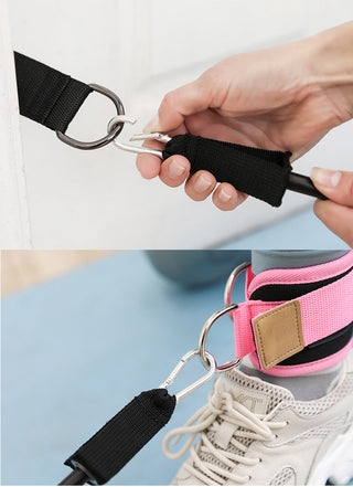 Fitness Ankle Straps Adjustable D-Ring Foot Support Cuffs Gym Leg Strength Workouts Pulley With Buckle Sports Feet Guard Alodia Store