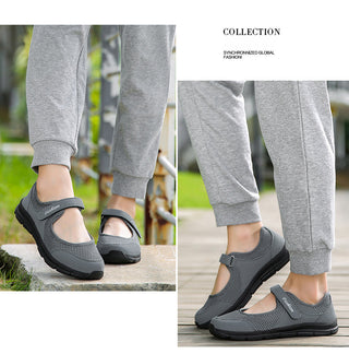Ultra Light Mesh Flat Shoes For Women alodia store