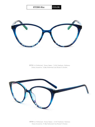 Fashion Women Cat Eye Eyeglasses Men Myopia Optical Glasse Frame Eye Glasses Computer Transparent Clear Frame Oculos Alodia Store