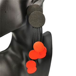 UKEBAY New Ethnic Style Drop Earrings Women Printing Bohemia Statement Earrings Handmade Jewelry Wooden Earring Ear Accessories Alodia Store