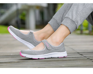 Ultra Light Mesh Flat Shoes For Women alodia store