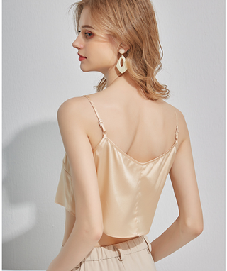 fashion bustier tops satin lingerie ladies camisole wrap Alodia Store