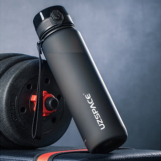 New 500/800/1000ml Sports Water Bottle BPA Free Portable Leak-proof Shaker bottel Alodia Store