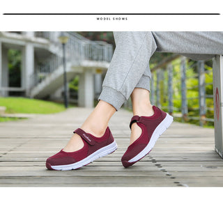 Ultra Light Mesh Flat Shoes For Women alodia store