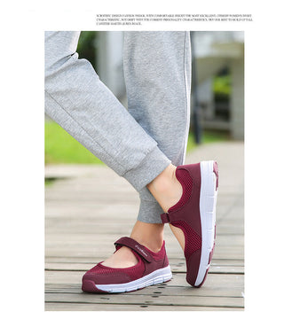 Ultra Light Mesh Flat Shoes For Women alodia store