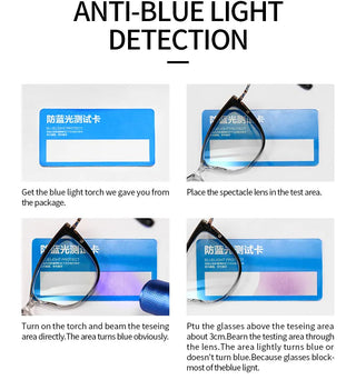 GCV Women Blue Light Blocking Glasses Sexy Fashion Cat Eye Eyeglasses Hinges Anti Blue Ray Computer Game Glasse Ultralight Frame Alodia Store