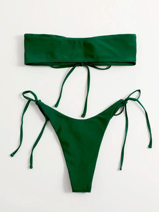 Mini Thong Bikini Set Bather Swimming Beachwear for Bathing Suit Alodia Store