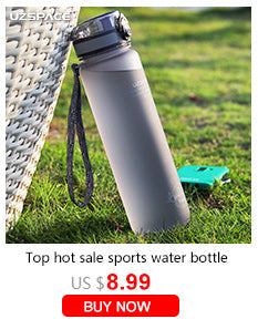 New 500/800/1000ml Sports Water Bottle BPA Free Portable Leak-proof Shaker bottel Alodia Store