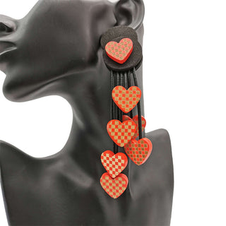 UKEBAY New Ethnic Style Drop Earrings Women Printing Bohemia Statement Earrings Handmade Jewelry Wooden Earring Ear Accessories Alodia Store