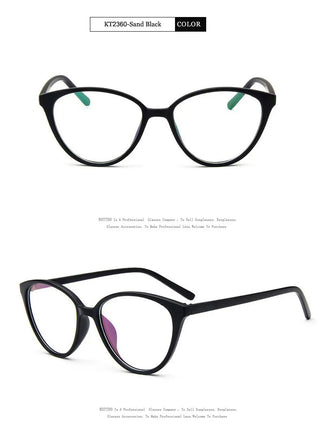 Fashion Women Cat Eye Eyeglasses Men Myopia Optical Glasse Frame Eye Glasses Computer Transparent Clear Frame Oculos Alodia Store