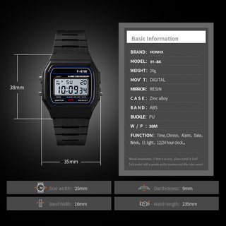 Electronic Led Wrist Watch Alodia Store