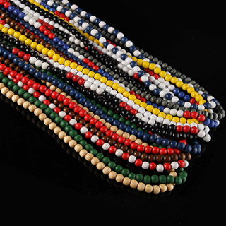 Hip Hop Wood Beads Chain Necklace For Man Men's Rock Style Wooden Long Chain For DIY Jewelry Making Accessories Male Party Gift Alodia Store