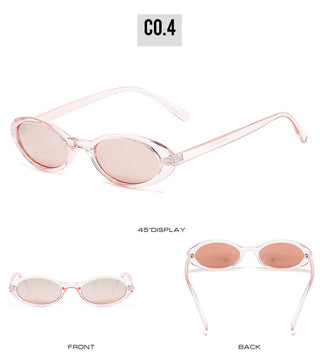 OEC CPO Sexy Small Oval Women's Sunglasses 2021 New Fashion Leopard Brown Hot Sun Glasses Female Retro Colorful Shade Eyeglass alodia store
