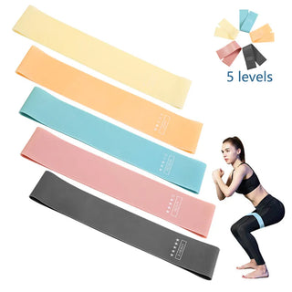Resistance Bands Fitness Gum Exercise Gym Strength Workout Elastic Bands For Fitness Mini bands Yoga Crossfit Training Equipment Alodia Store