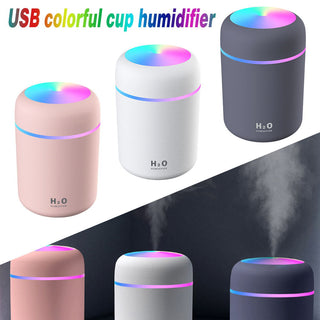 VIP Portable Humidifier USB Ultrasonic Dazzle Cup Aroma Diffuser Cool Mist Maker Air Humidifier Purifier with Romantic Light alodia store