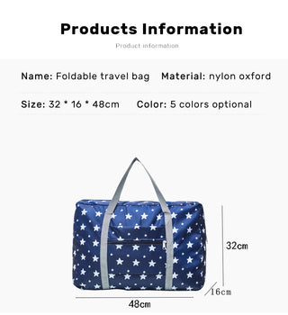 Nylon Foldable Duffel Bag Travel Organize Alodia Store